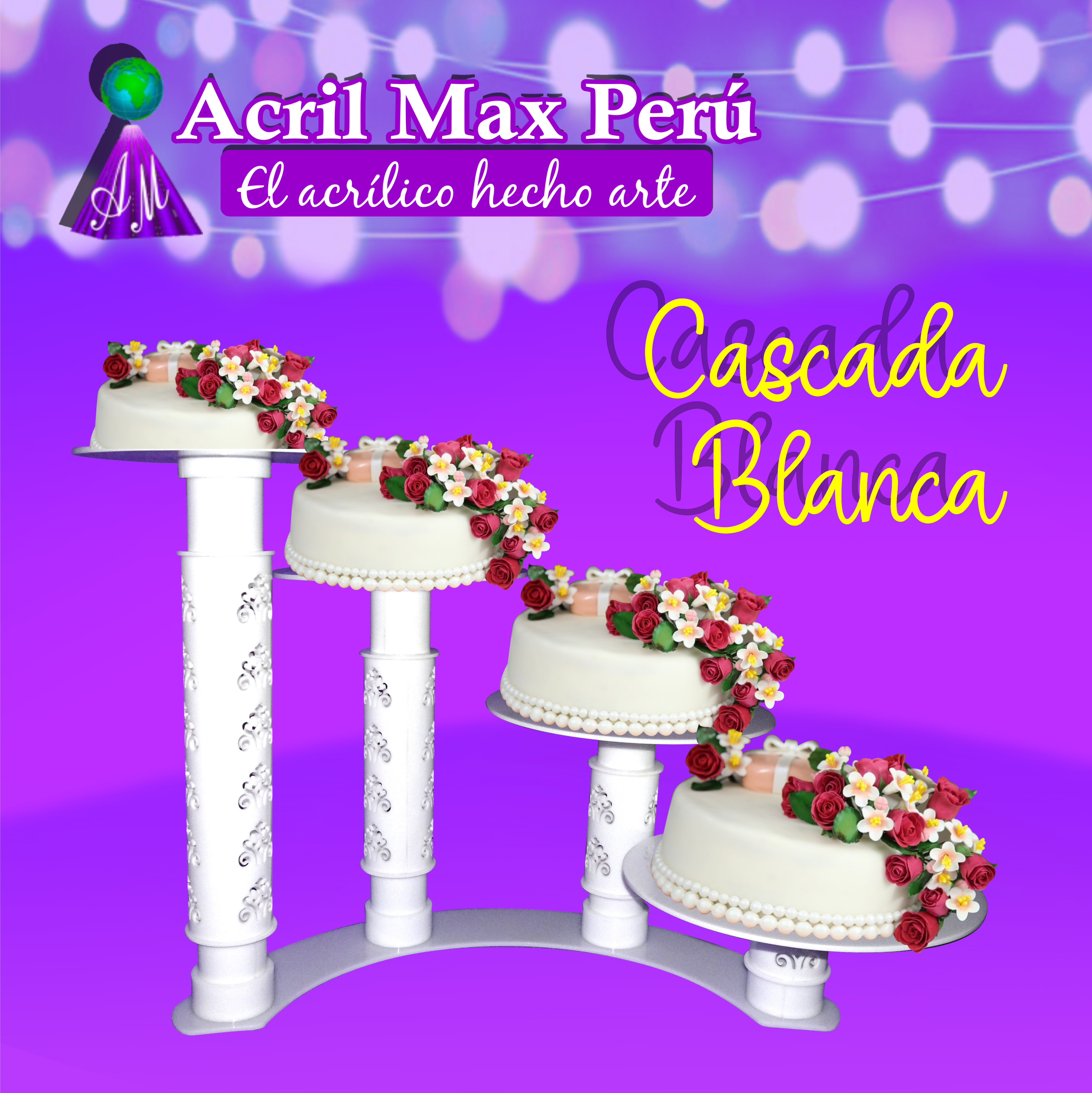 cascada blanco